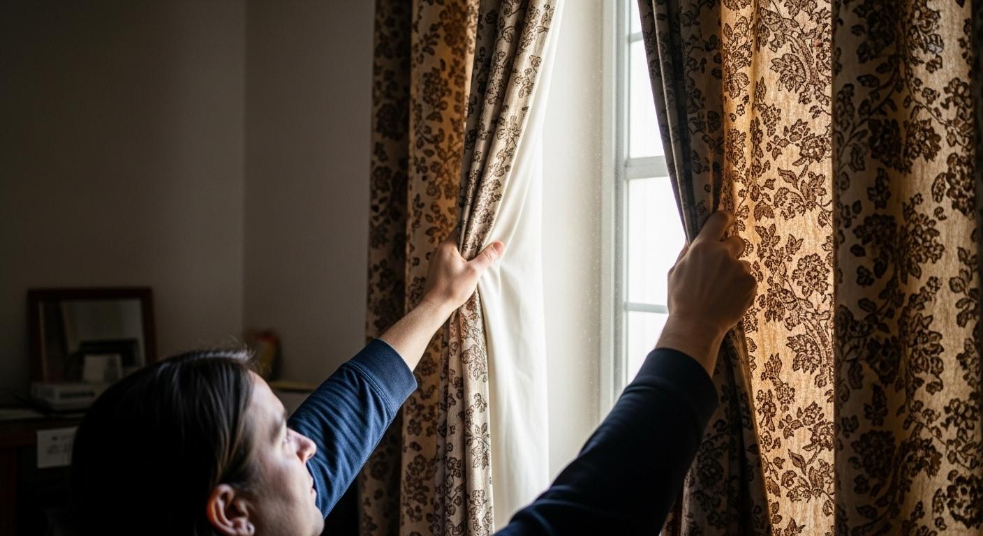 커튼 떼어낸 꿈해몽