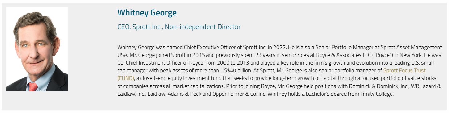 [FUND:Sprott Focus Trust Inc]