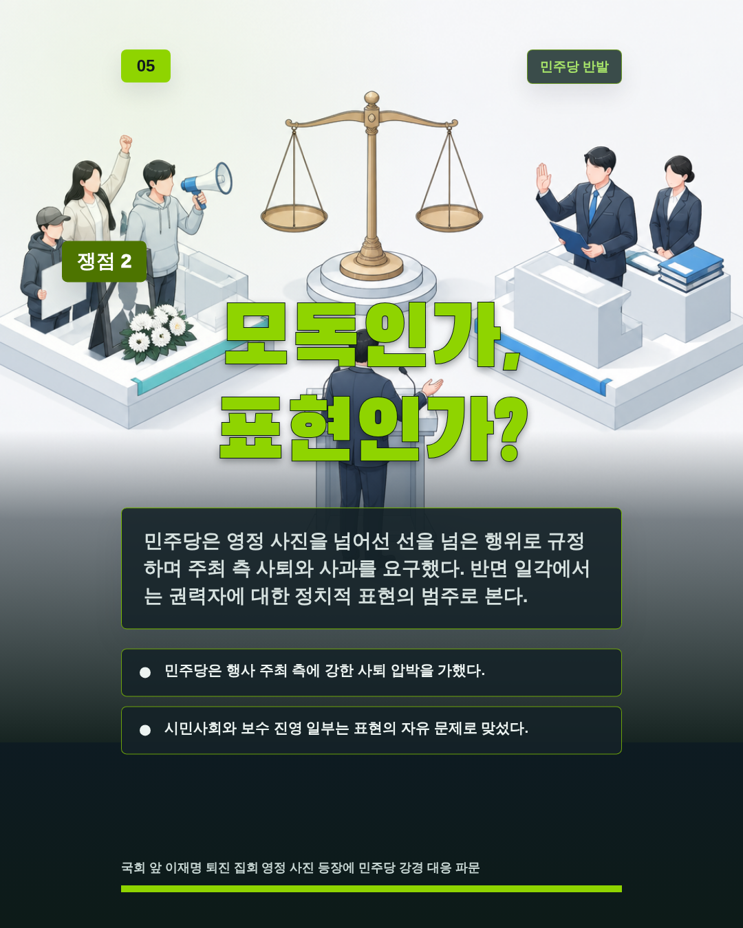 모독인가, 표현인가?