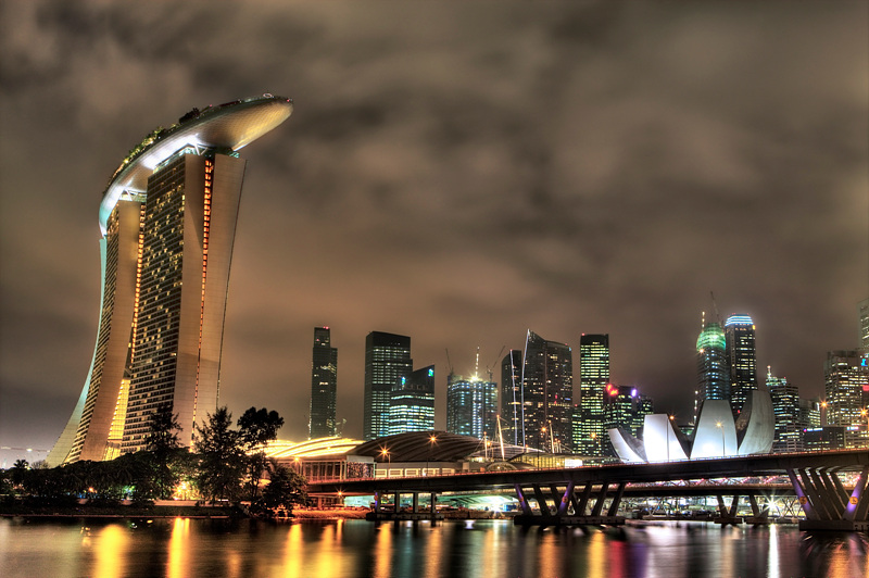 싱가포르 플라이어 부근에서 바라본 마리나베이샌즈 전경_Photo by Kim Sunghwan(Artageo)