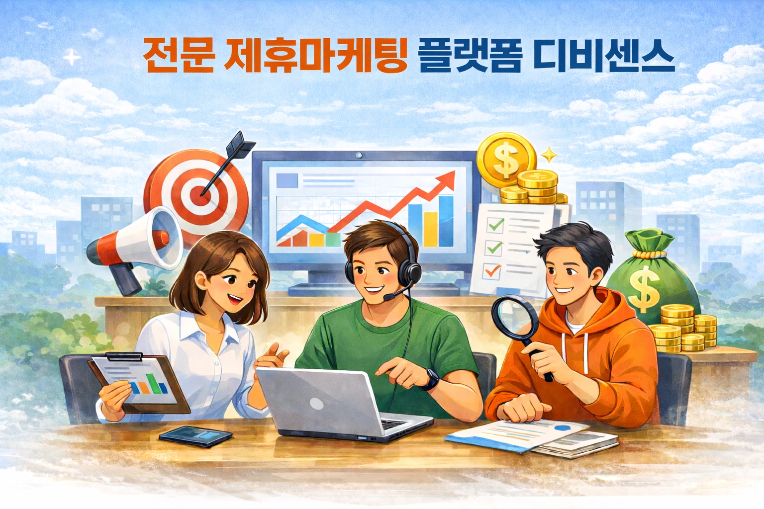 전문 제휴마케팅 플랫폼 디비센스, 이제 혼자 말고 팀으로 성과 내는 방법
