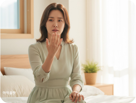 통제되지 않는 손끝