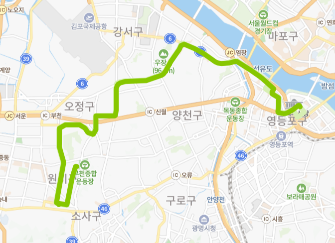 부천-서울-70-2번-버스-노선-지도