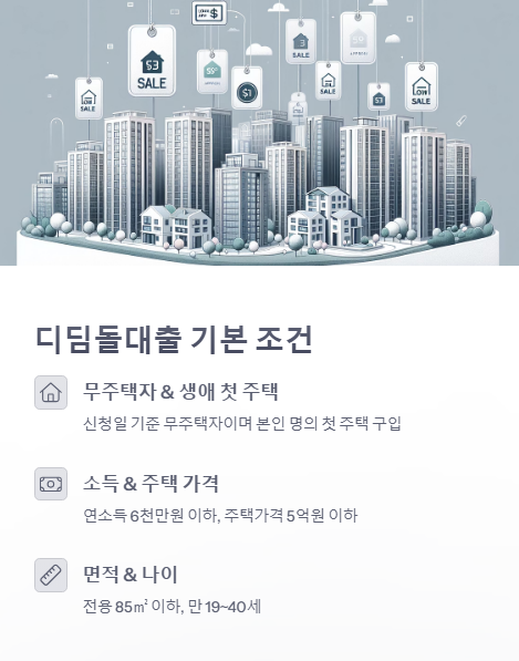 디딤돌대출 기본 조건