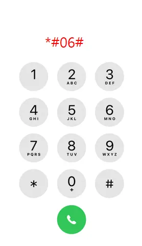 이심 가능한 핸드폰 알아보는 방법 안내. 전화번호에 다음의 코드 입력하기. 샵별06샵