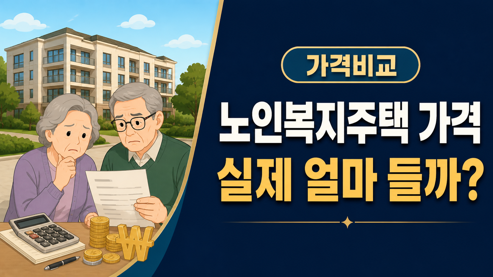 노인복지주택 가격, 실제 얼마 드는지 계산해봤습니다