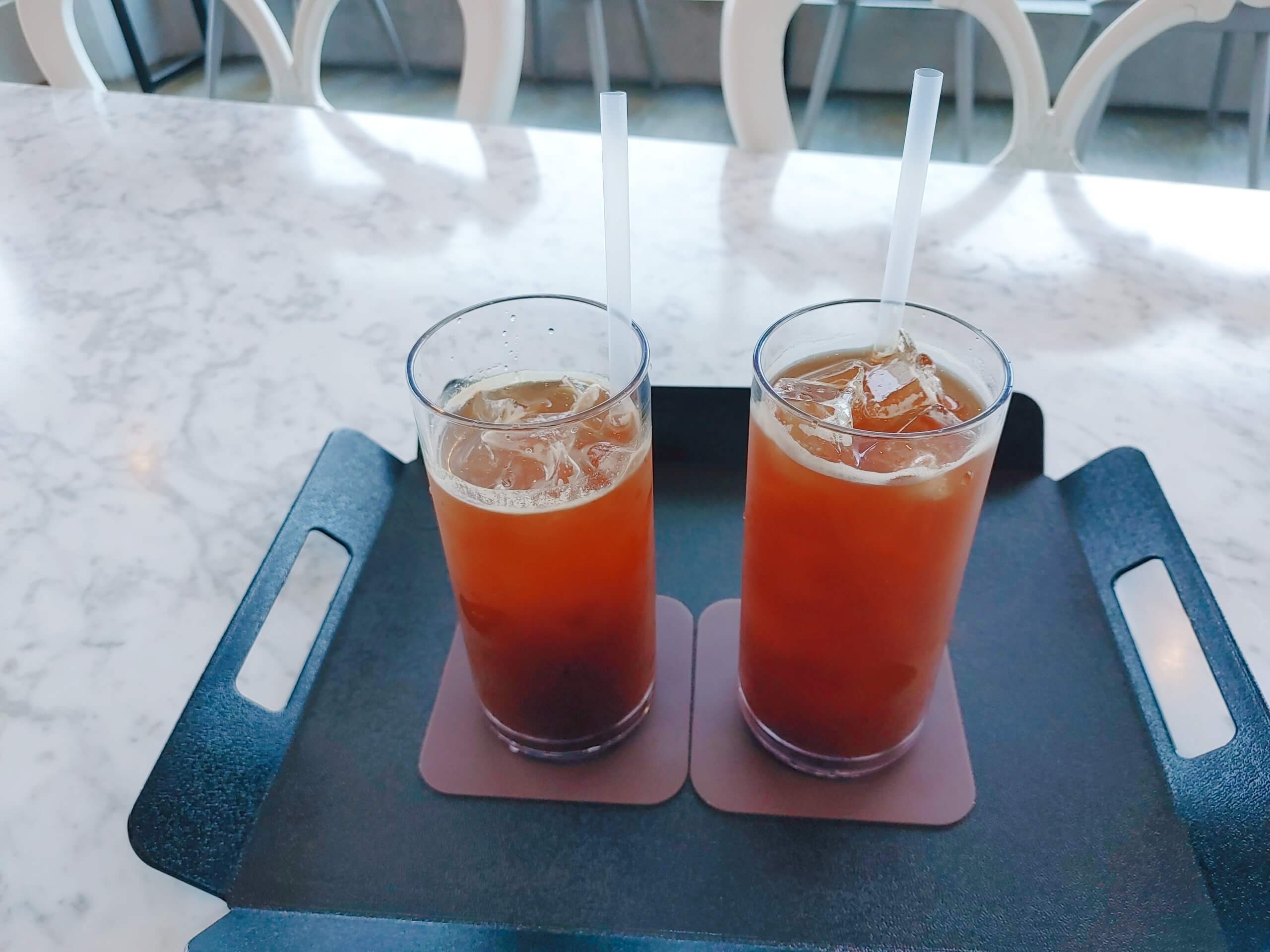 김해_포_레스트_커피_아이스커피2잔