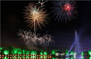 부여서동연꽃축제 궁남지 야경 빛의 향연_4