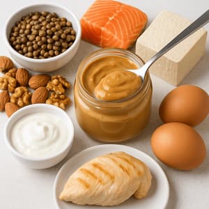 땅콩버터 효능 - 단백질 보충, 에너지원