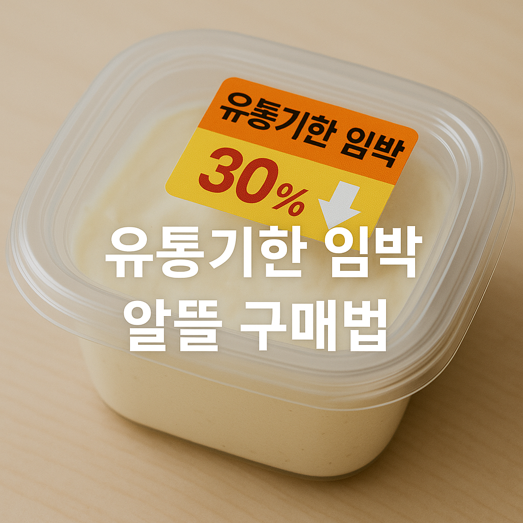 반값에 장보기 성공하는 기술! 유통기한 임박 제품 활용법🛒