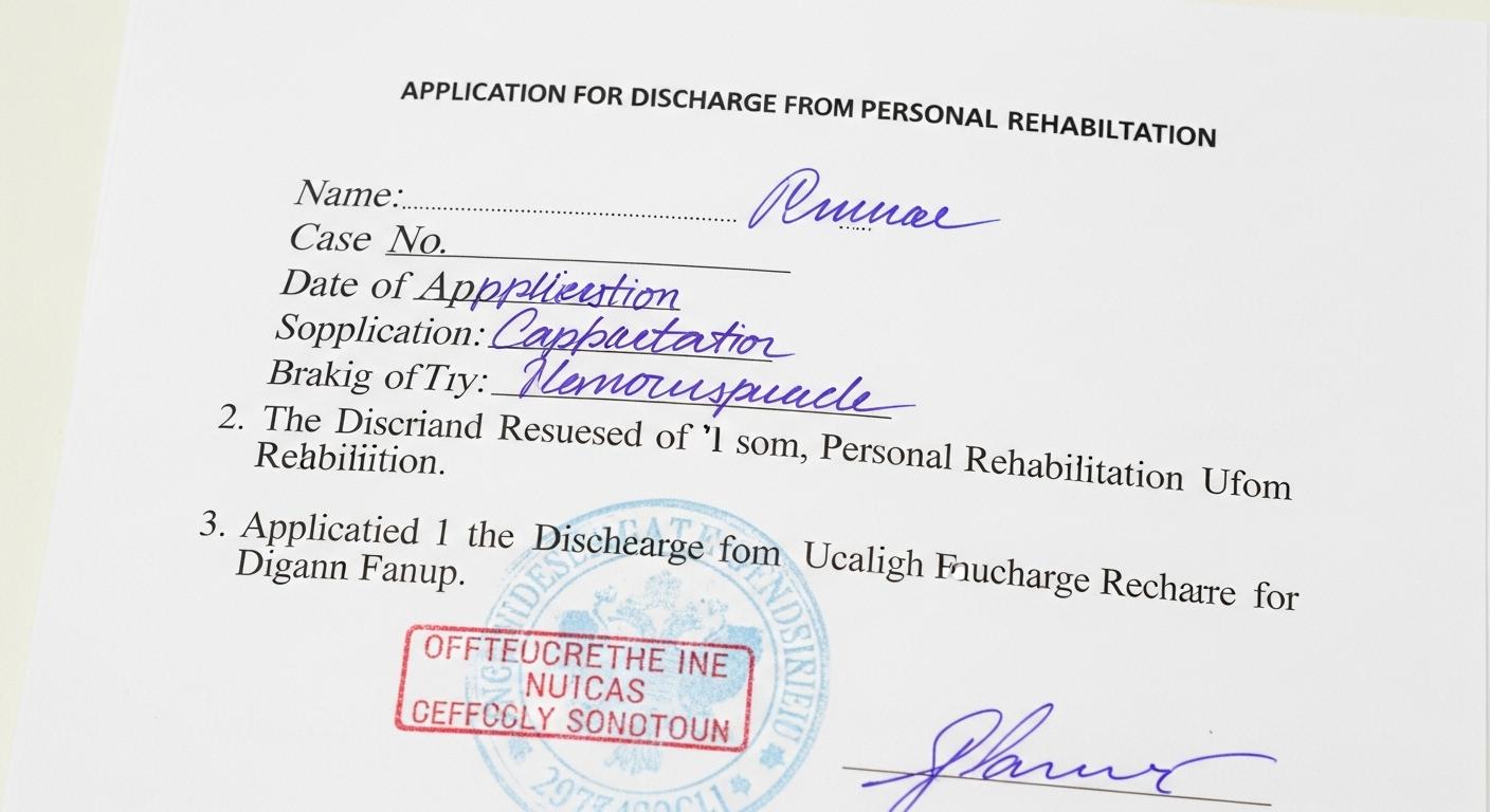 개인회생 면책신청서 등기