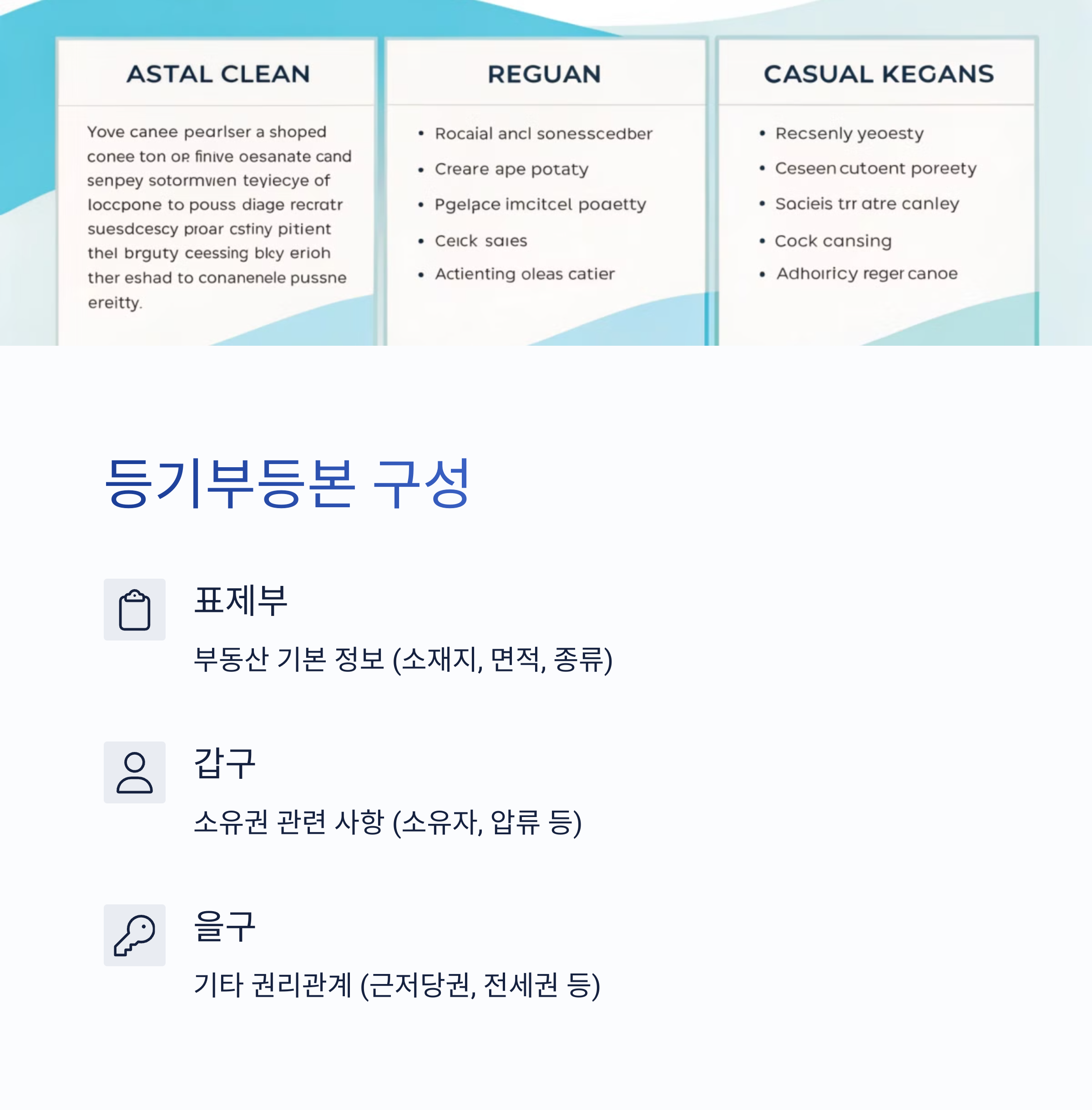 등기부등본-구성