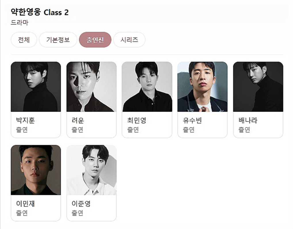 🍫 약한영웅 Class 2 출연진 줄거리 공개일 총정리 (feat. 넷플릭스)