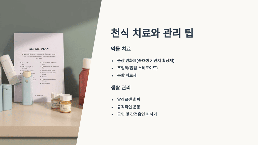 천식 치료와 관리 팁