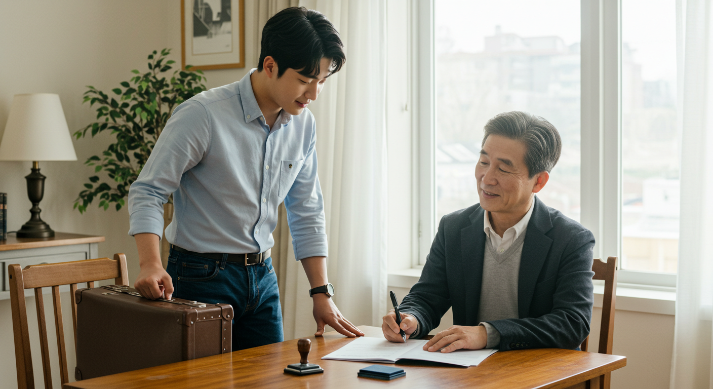 법정대리인, 자취계약
