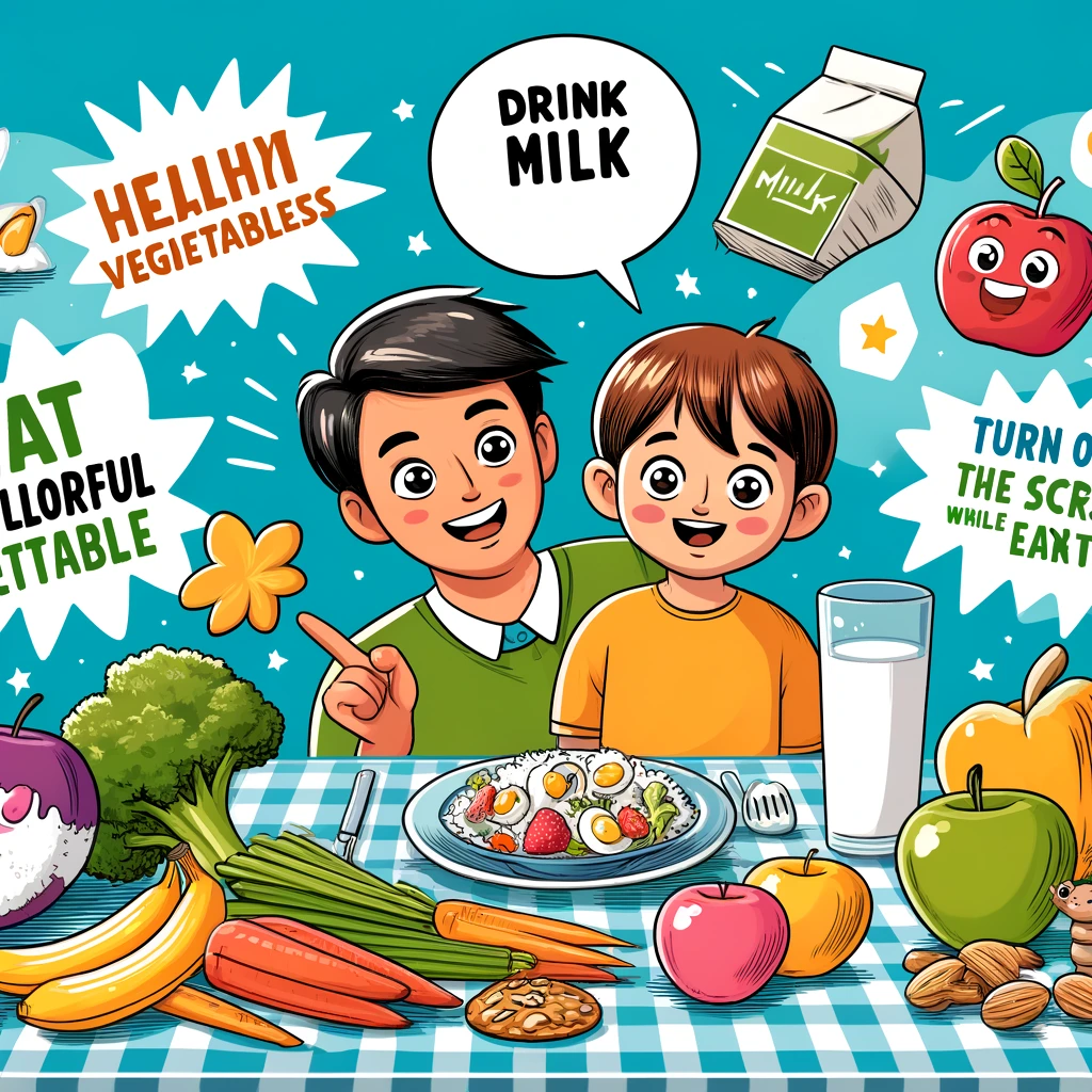 아이를 위한 건강한 식습관 교육과 추천 음식