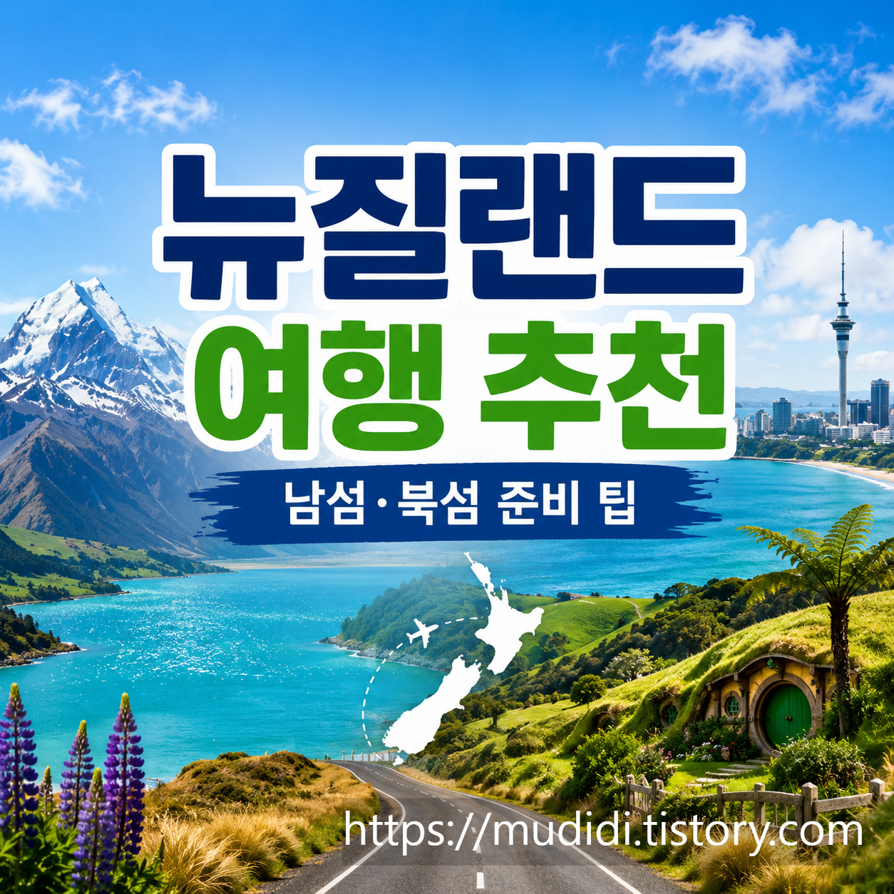 뉴질랜드 여행 코스 고르기 전 남섬과 북섬 차이부터 보기