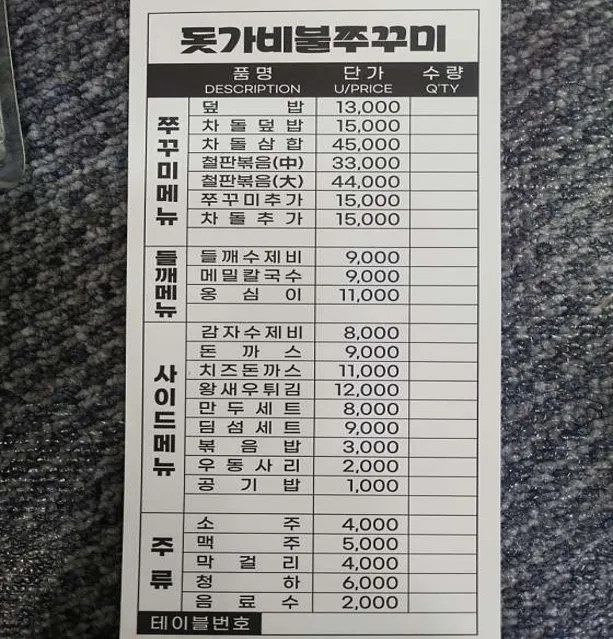 돗가비 불쭈꾸미 본점