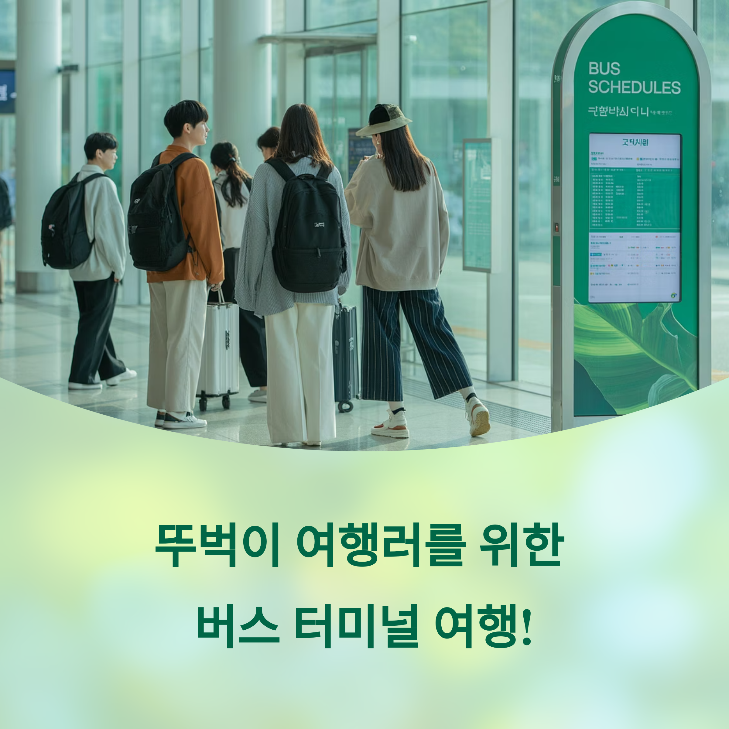 대한민국 버스 터미널 기준 찐 여행 코스 추천