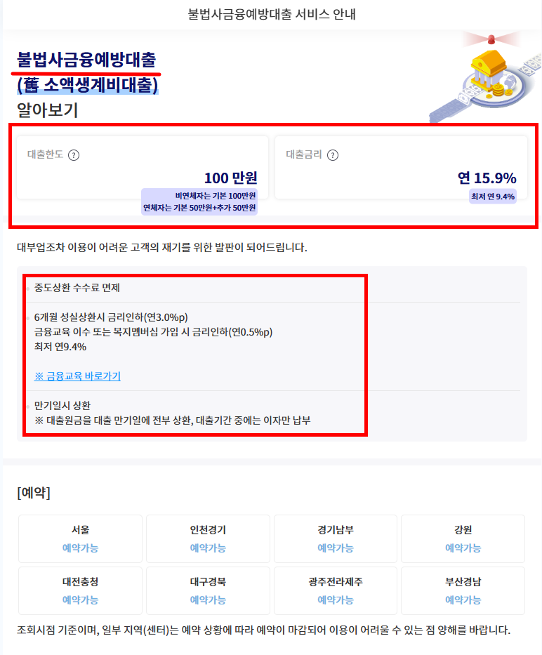 서울시 청년 불법사금융 피해 구제 특별프로그램