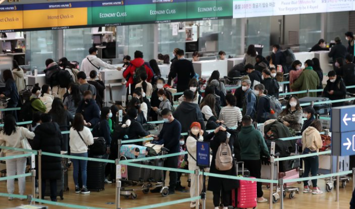 2023년 1월 설연휴 인천공항