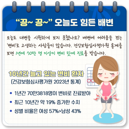 변비 탈출을 위한 종합 치료법