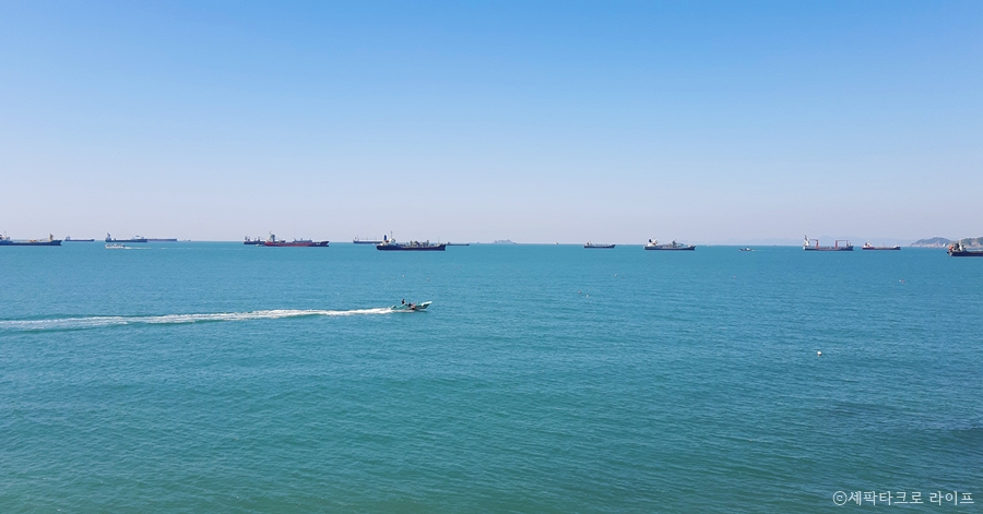 부산영도해변바다풍경