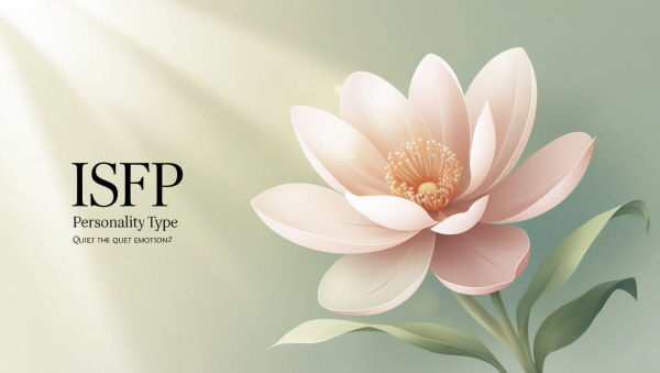 ISFP – 조용한 감성 속에서 피어나는 나의 빛에 관한 그림