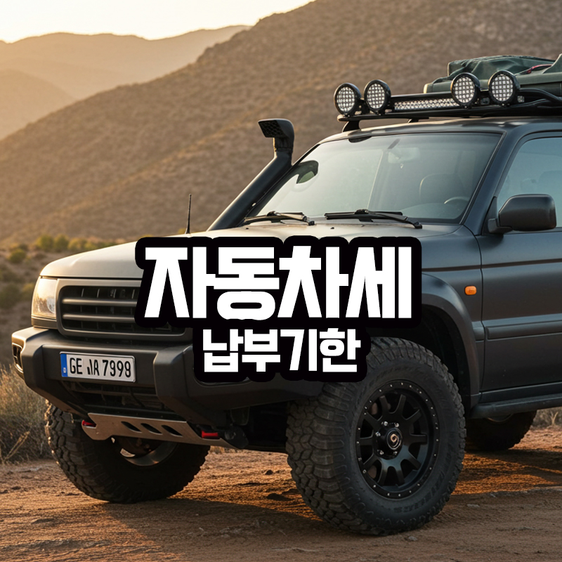 자동차세 납부 기한