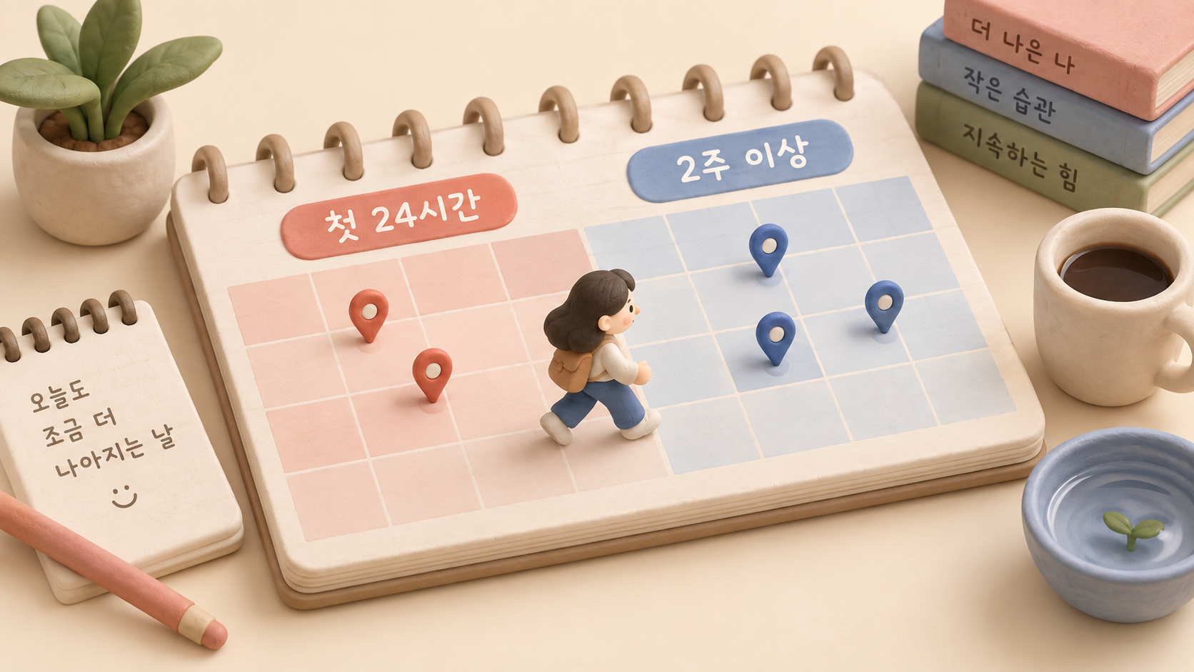 설사 관찰 타임라인