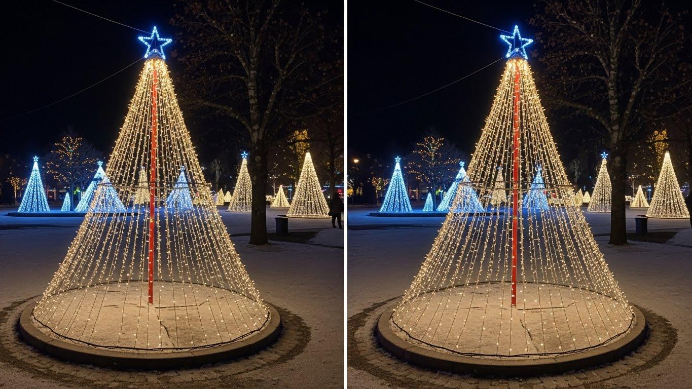 크리스마스 전구 장식