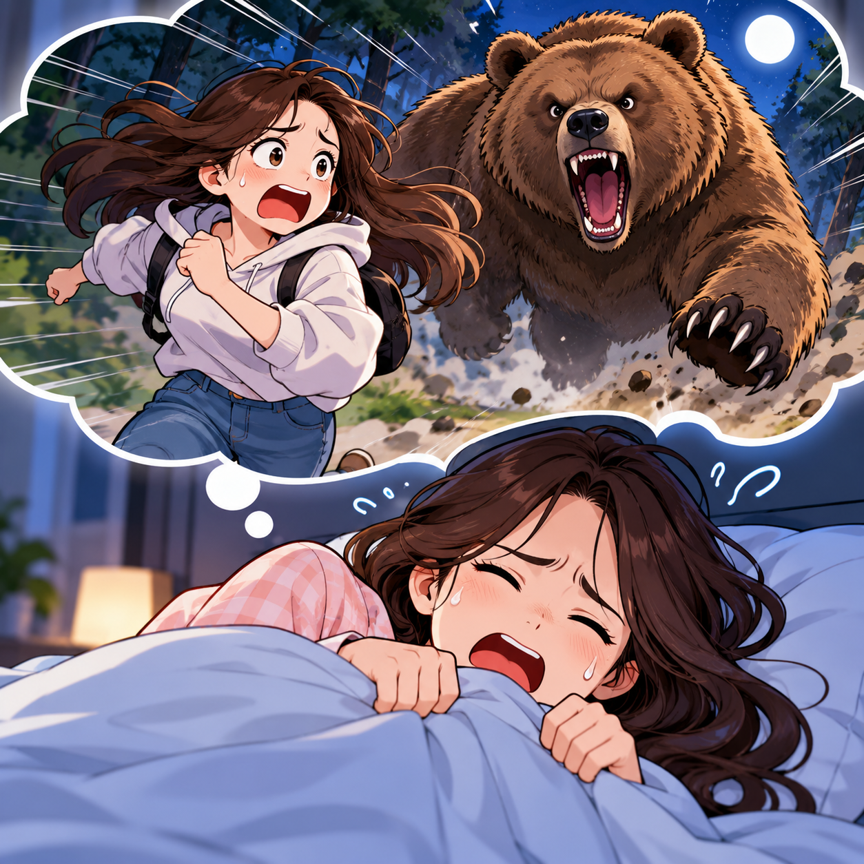 곰에게 쫓기는 꿈