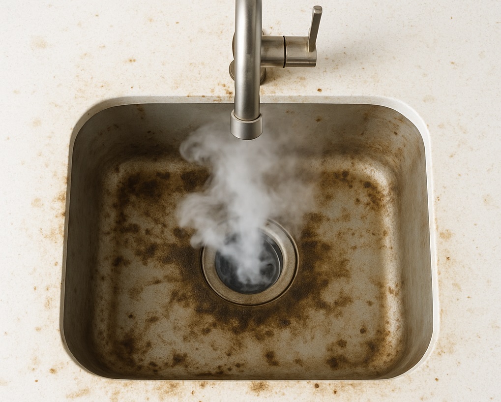 싱크대 배수구 역한 냄새 없애는 방법