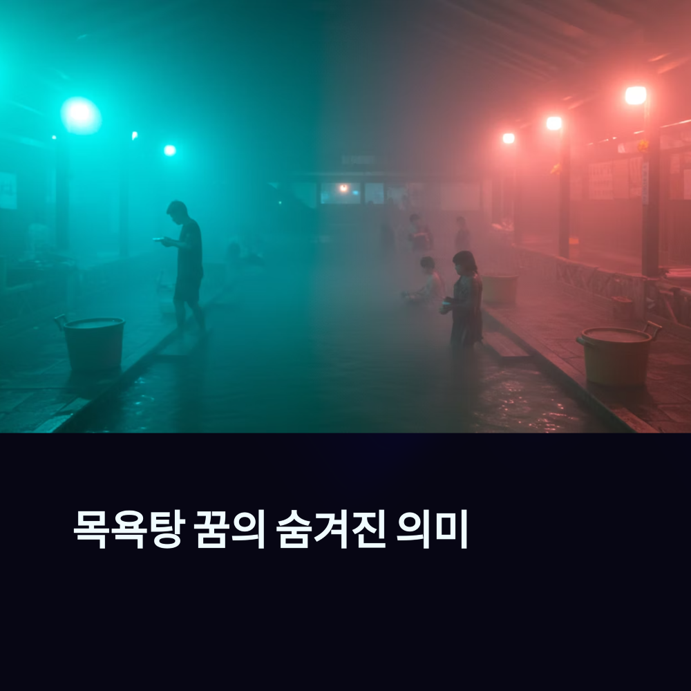 목욕탕의 모습