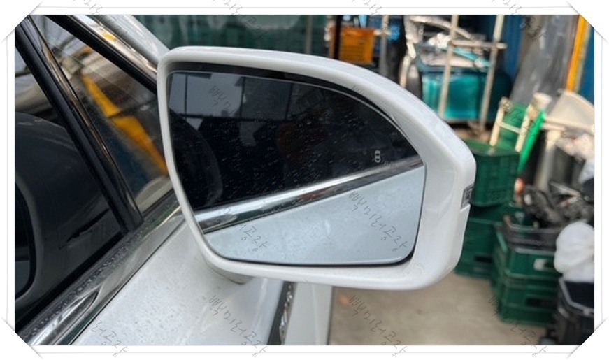 링컨 노틸러스 조수석 중고 사이드미러 프레임 교체 수리 후 거울부