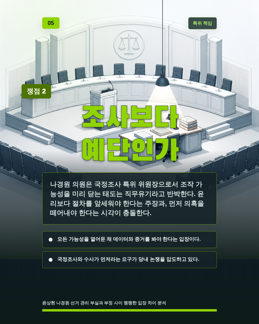 조사보다 예단인가