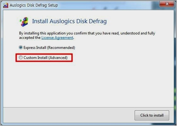 Auslogics Disk Defrag