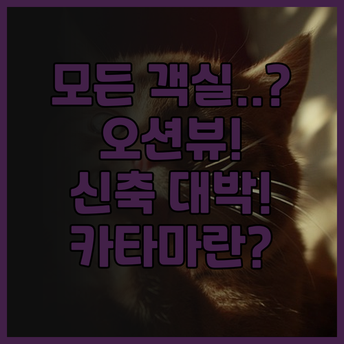 카타마란 호텔 앤 리조트 코모도 후기..