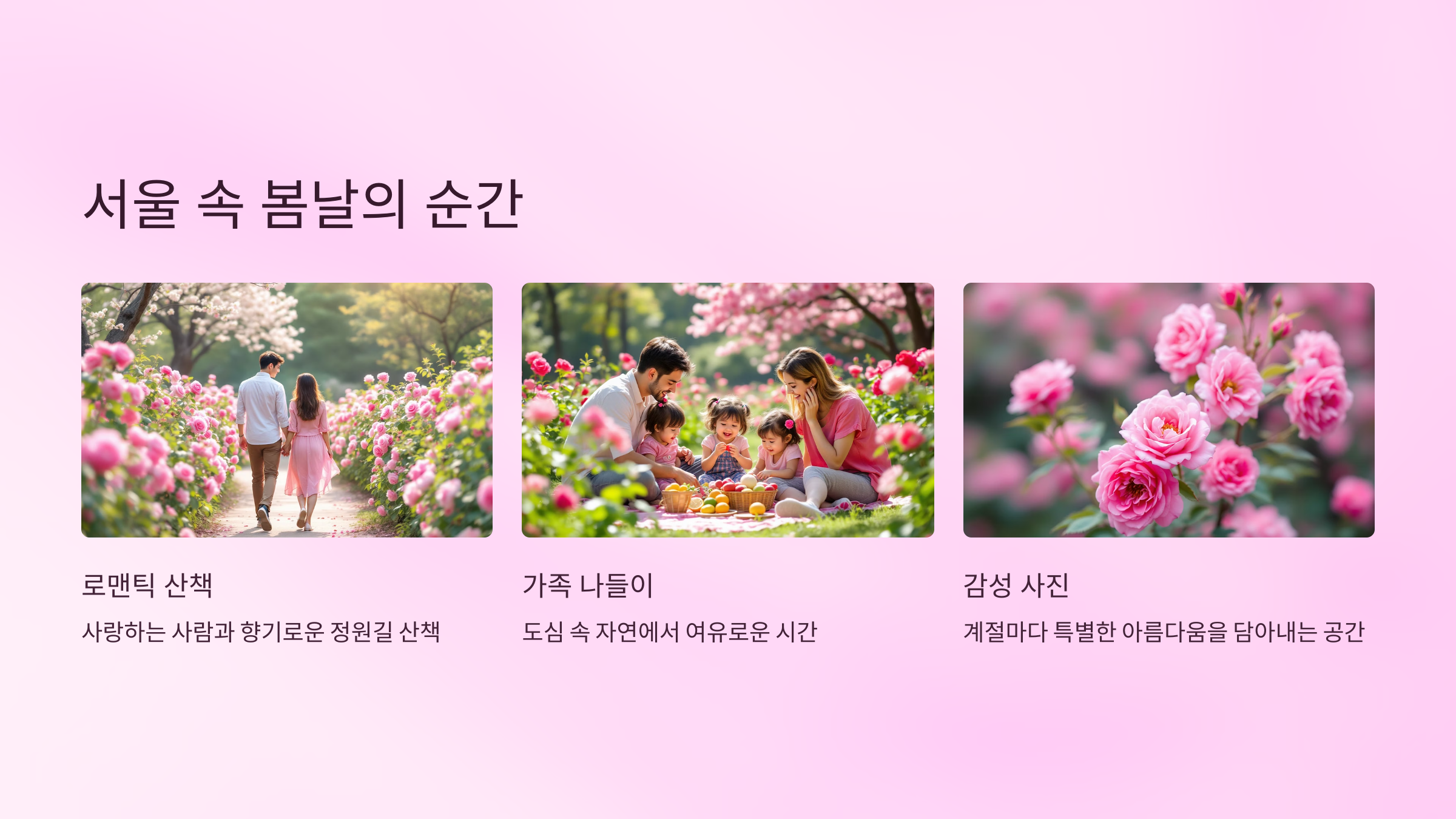 🌹서울숲 장미정원 : 서울 도심 속 로맨틱 명소!🌹