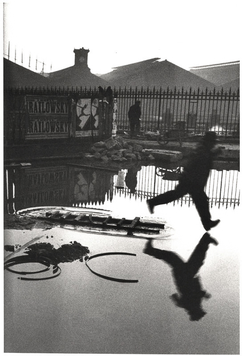 Behind the Gare Saint-Lazare by Henri Cartier-Bresson