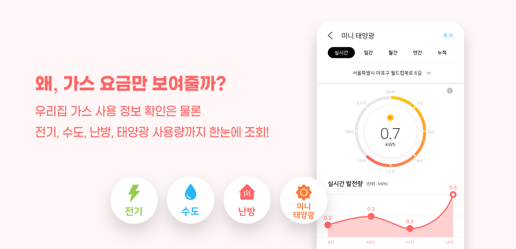 도시가스 고객센터, 요금조회