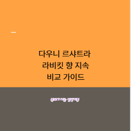 다우니 르샤트라 라비킷 향 지속 비교 가이드