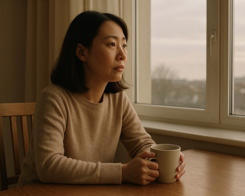 멈춘 듯한 아침