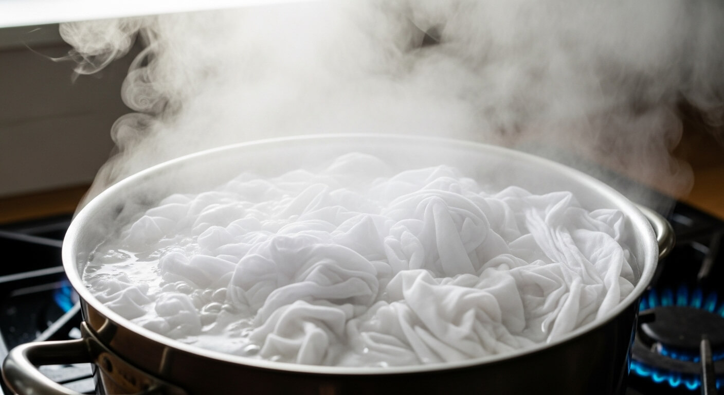 2025년 최신 꿀팁! 흰옷 누런 때, 새하얗게 표백하는 초간단 방법