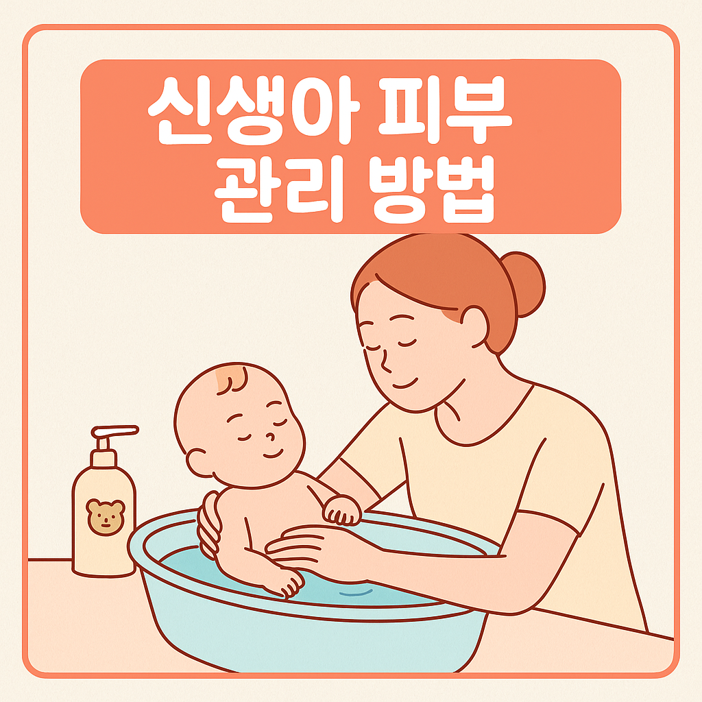 신생아 피부 관리 방법