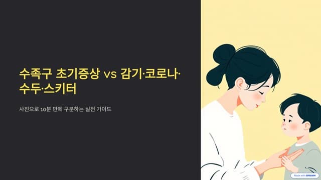 수족구 초기증상 제목