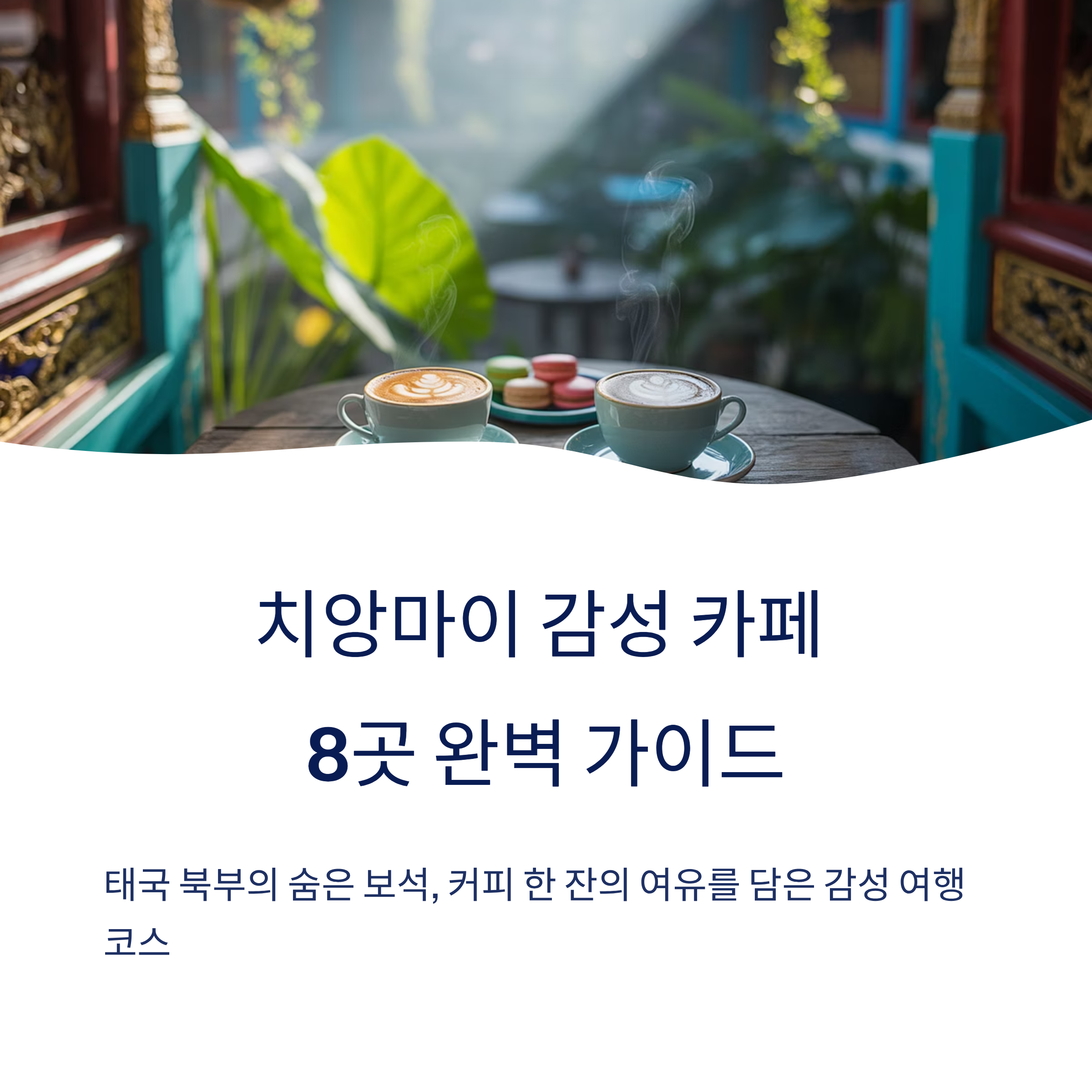 치앙마이 카페투어 루트, 감성 카페만 골라봤어요