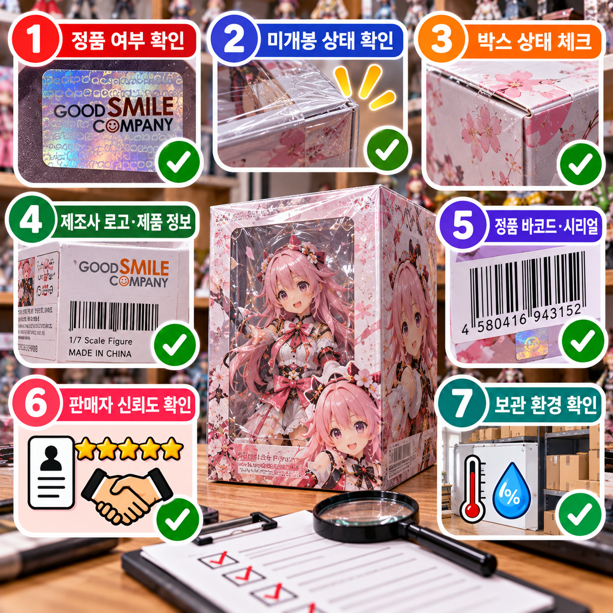 미개봉 피규어 구매 전 확인할 점