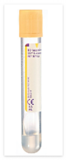 혈액검사 노란색 튜브