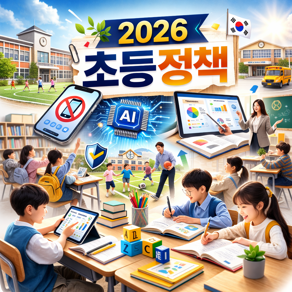 2026 달라지는 초등학교 정책 총정리 – 휴대폰 사용 규정부터 수업 방식 변화까지
